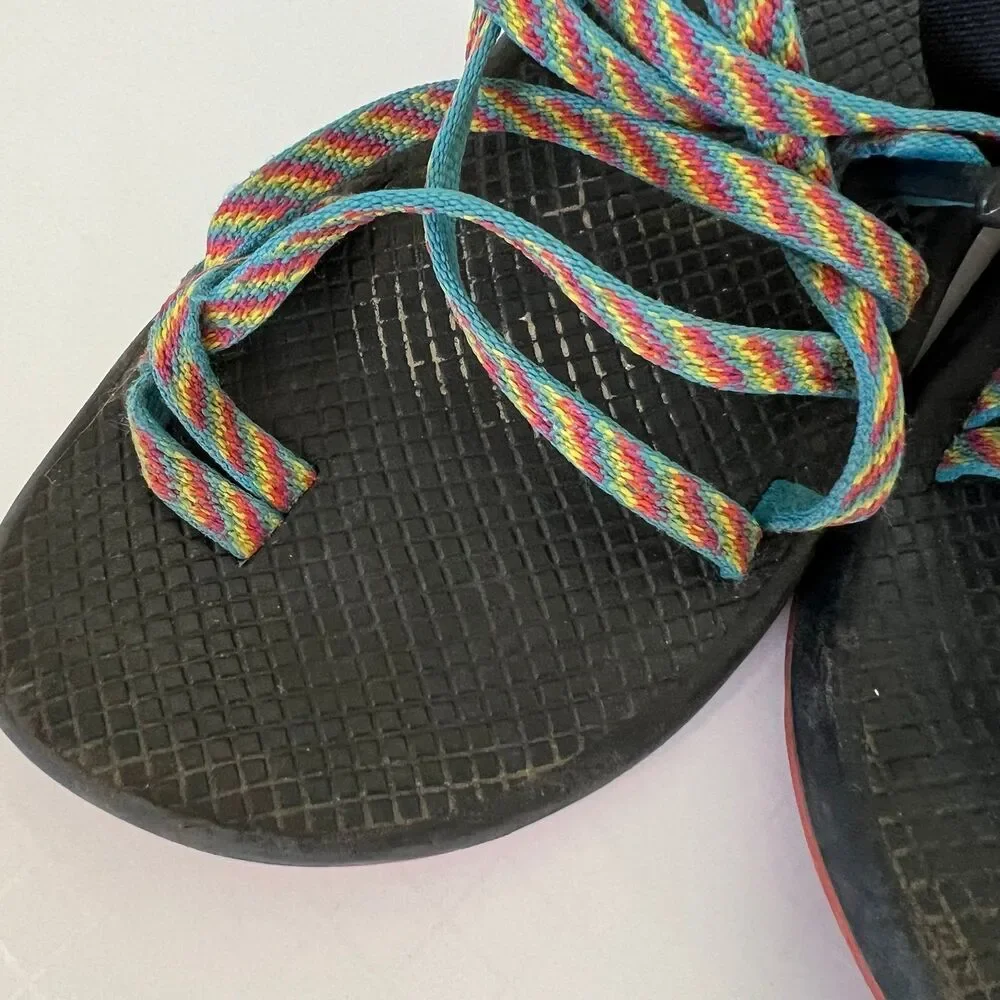 Chaco Double Strap Rainbow Sandals  8 - Picture 5 of 8